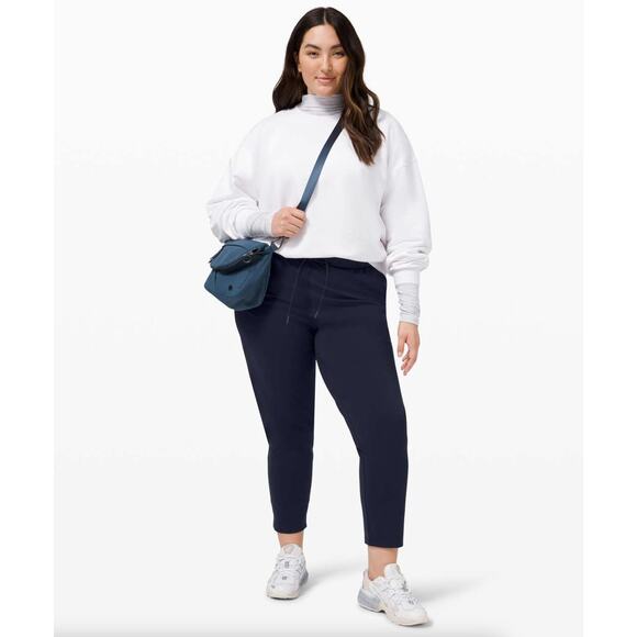 lululemon athletica Pants - LULULEMON Keep Moving Pant 7/8 High-Rise True Navy Blue {E18}